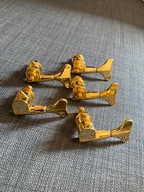 Meccaniche basso elettrico kluson dorate