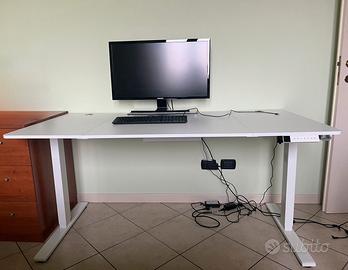 Scrivania 160 x 80 altezza regolabile elettrica