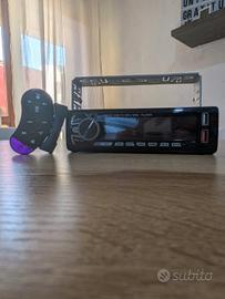 Autoradio Bluetooth 1 DIN con telecomando