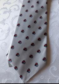 Cravatta Mix Mar Grigio - Pois Rossi