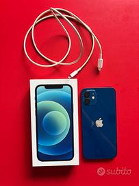 iPhone 12 64gb Blu in perfette condizioni