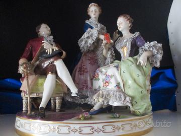 Figural group Volkstedt Rudolstad di Karl Ens