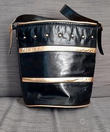 Secchiello donna vera pelle lavorazione artigianal