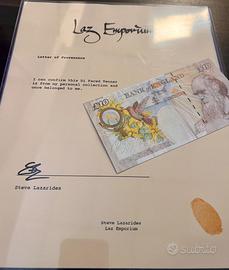 Banksy Di-Faced Tenner Lazarides COA originale