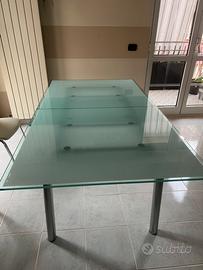 Tavolo in vetro Calligaris