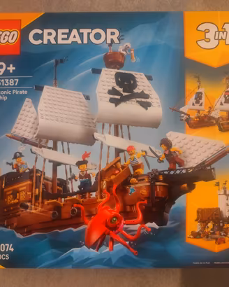 LEGO Creator 3in1 31387 - Iconica Nave dei Pirati