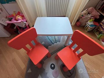 Tavolino+sedie bambini Ikea