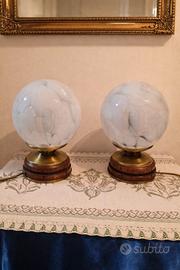 coppia di lampade vintage anni 60 