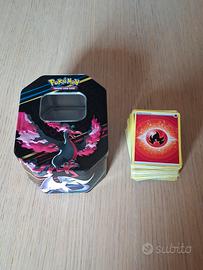 Carte Pokemon 129 pz + scatola