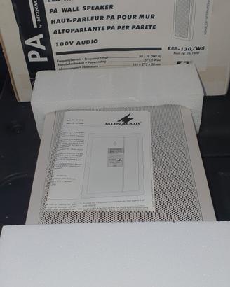 Altoparlante Monacor ESP-130-ws