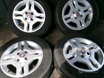 CERCHI IN LEGA ORIGINALI FIAT CON GOMME 175/65/14