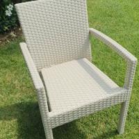 sedie in alluminio per esterno stock