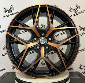 CERCHI IN LEGA ALFA GIULIA GIULIETTA STELVIO DA 19