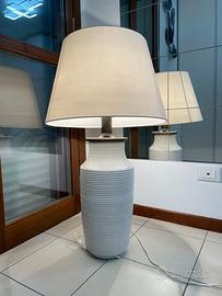 Lampada d'arredo in terracotta smaltata