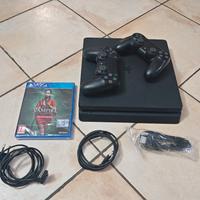 Playstation 4 slim 1tb+ 2 controller + gioco 