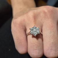 Anello in Oro bianco e Diamanti Recarlo