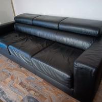 Divano Lineare Manhattan Pelle 