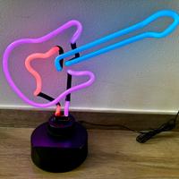 INSEGNA NEON VINTAGE CHITARRA