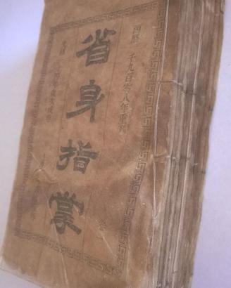 9 Libri Antichi Cinesi Medicina 1908 Qing