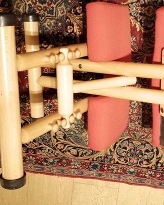 Sedia ORIGINALE Varier Multi Balans Naturale/Rosso