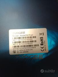 doogee note 59 Pro+