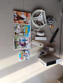 console wii + volante + 4 giochi 