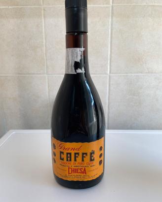 Bottiglia liquore Grand Caffè Chiesa anni 70/80