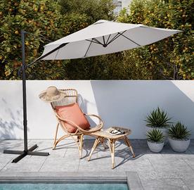 Ombrellone decentrato