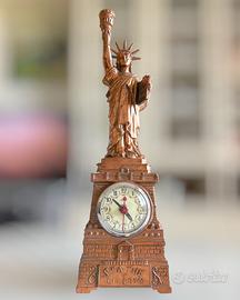 Statua della Libertà lampada orologio Vintage