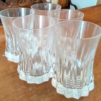 5 Bicchieri da cocktail vintage in cristallo