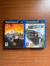 Lotto Need For Speed PS2 - ProStreet + Undercover