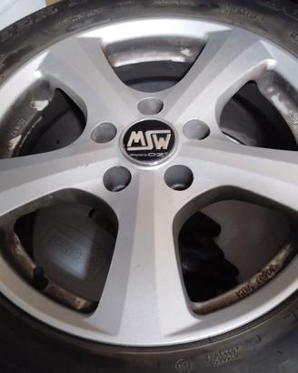 Cerchi in lega OZ da 16 + Goodyear 215/60 16 inv.
