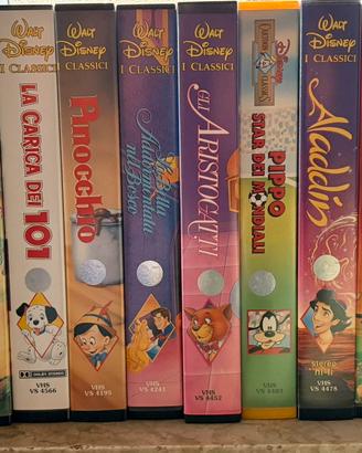 Videocassette VHS cartoni Walt Disney