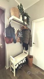 Rastrelliera IKEA con panca