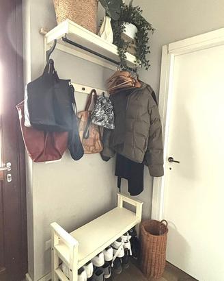 Rastrelliera IKEA con panca