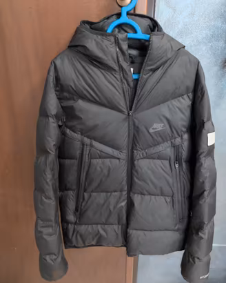 Giubbotto Piumino Nike con Cappuccio Nero