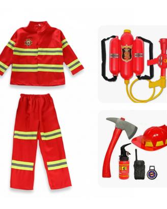 Costume pompiere/vigile del fuoco Carnevale