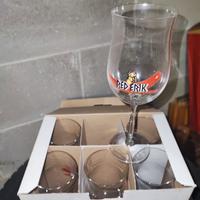 6 bicchieri a calice per Birra Red Erik