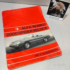 Libretto Uso e Manutenzione Alfa Romeo 2000 Spider