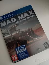 mad max versione ripper steel book PS4 playstation
