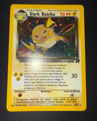Dark Raichu Team Rocket 83/82
