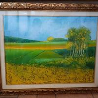 GIANFRANCO MOTTON CAMPI CON GRANO - QUADRO 80 x 60