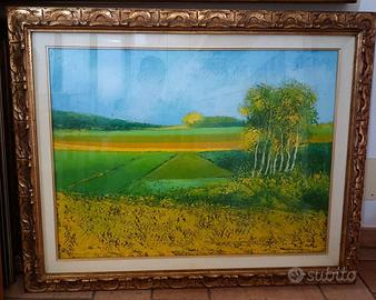 GIANFRANCO MOTTON CAMPI CON GRANO - QUADRO 80 x 60