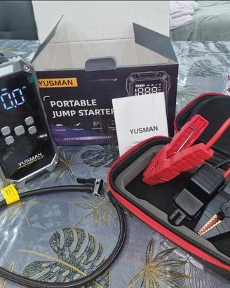 Avviatore Batteria Auto 9500A Booster Compressore 