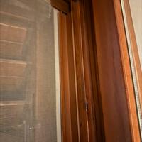 Zanzariere in alluminio marrone a rullo