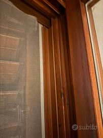 Zanzariere in alluminio marrone a rullo