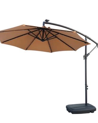 Ombrellone Aosom beige mt.. 2.50 con manovella