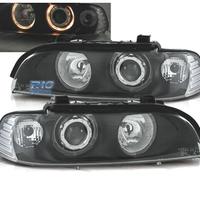 FARI BMW E39 95-00 FONDO NERO ANGEL EYES H7