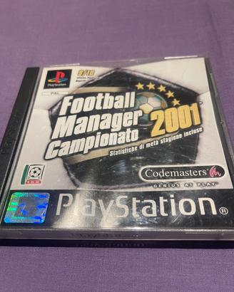 Ps1 Football manager campionato 2001 pal