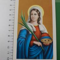 Santino Holy Card "S. Lucia V. M." - 12 BIS